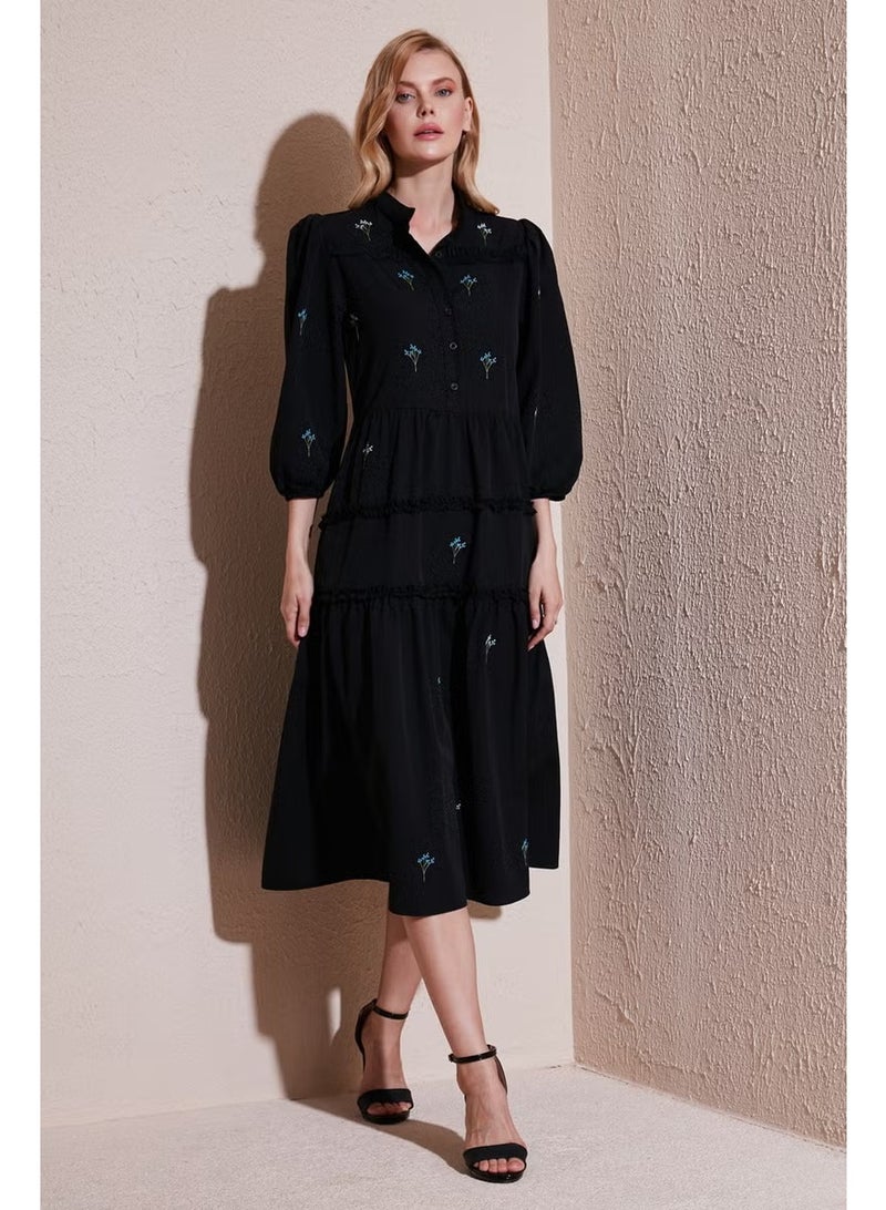 Lela Floral Tiered Dress - Image 1